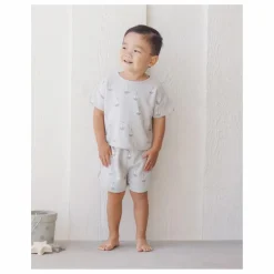 Hot Quincy Mae Ensemble T-shirt et Short Voiliers | Bleu gris