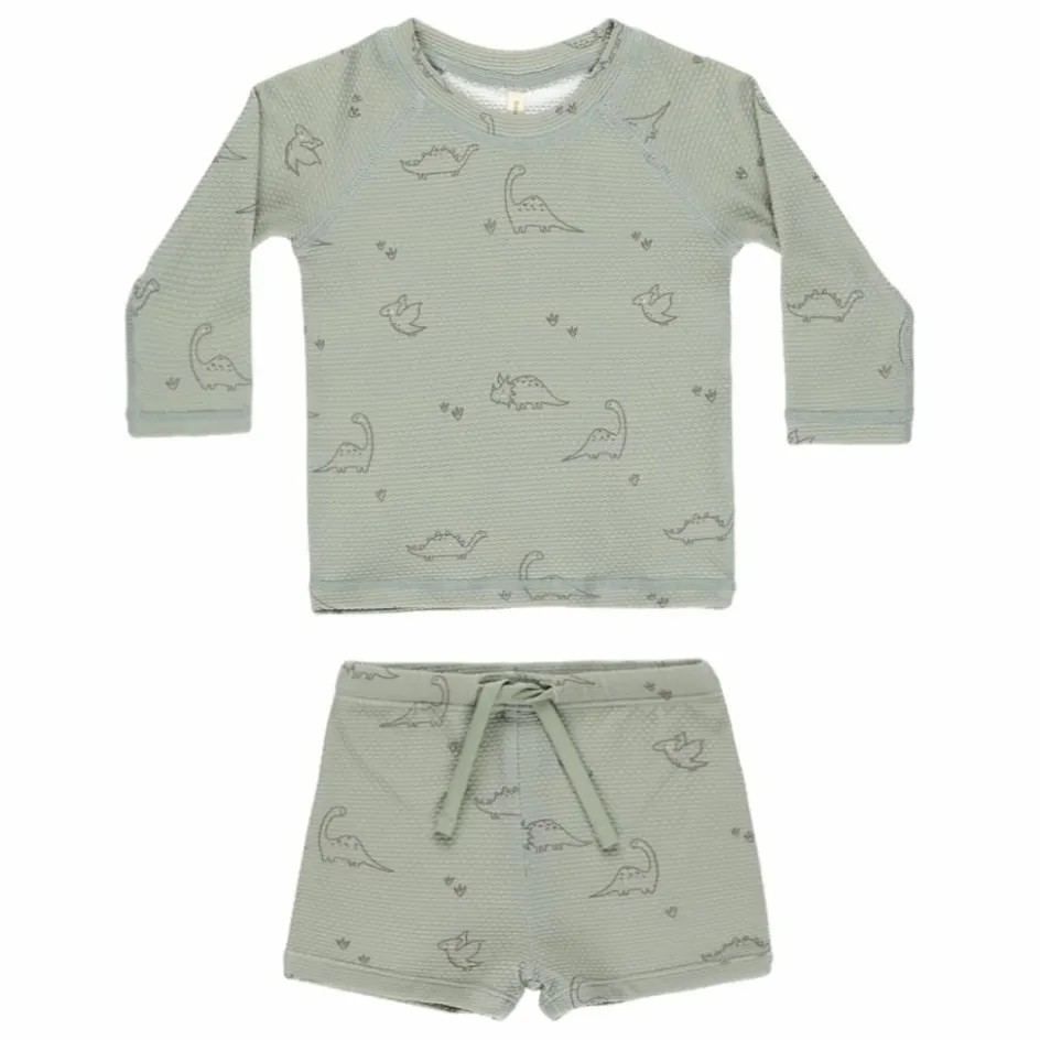 Enfant Quincy Mae Maillots De Bain|Maillots De Bain*Ensemble T-shirt et Short Rashguard Finn |