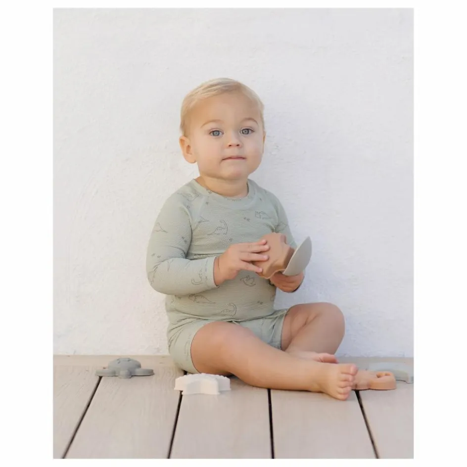 Enfant Quincy Mae Maillots De Bain|Maillots De Bain*Ensemble T-shirt et Short Rashguard Finn |