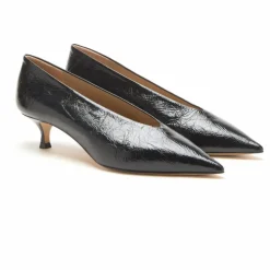 Outlet Le Monde Beryl Escarpins Babouche Cuir Nappa | Noir