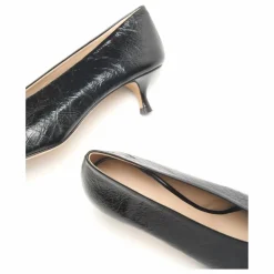 Outlet Le Monde Beryl Escarpins Babouche Cuir Nappa | Noir