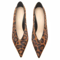 Femme Le Monde Beryl Chaussures À Talons*Escarpins Babouche Léopard Poils de Veau |