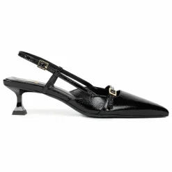 Bobbies Escarpins Reem Cuir Verni Froissé ||Femme Chaussures À Talons