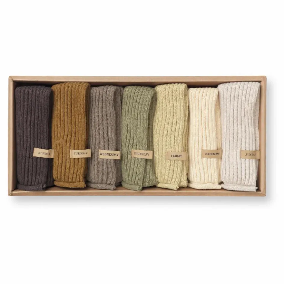Ferm Living Linge De Bain*Essuie-mains jours de la semaine - Set de 7