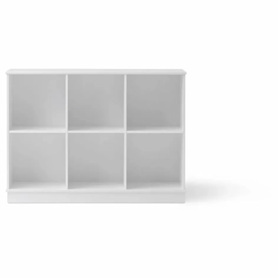 Oliver Furniture Etagère Wood 3x2 horizontale, avec socle ||Enfant Etagères Enfant|Étagères