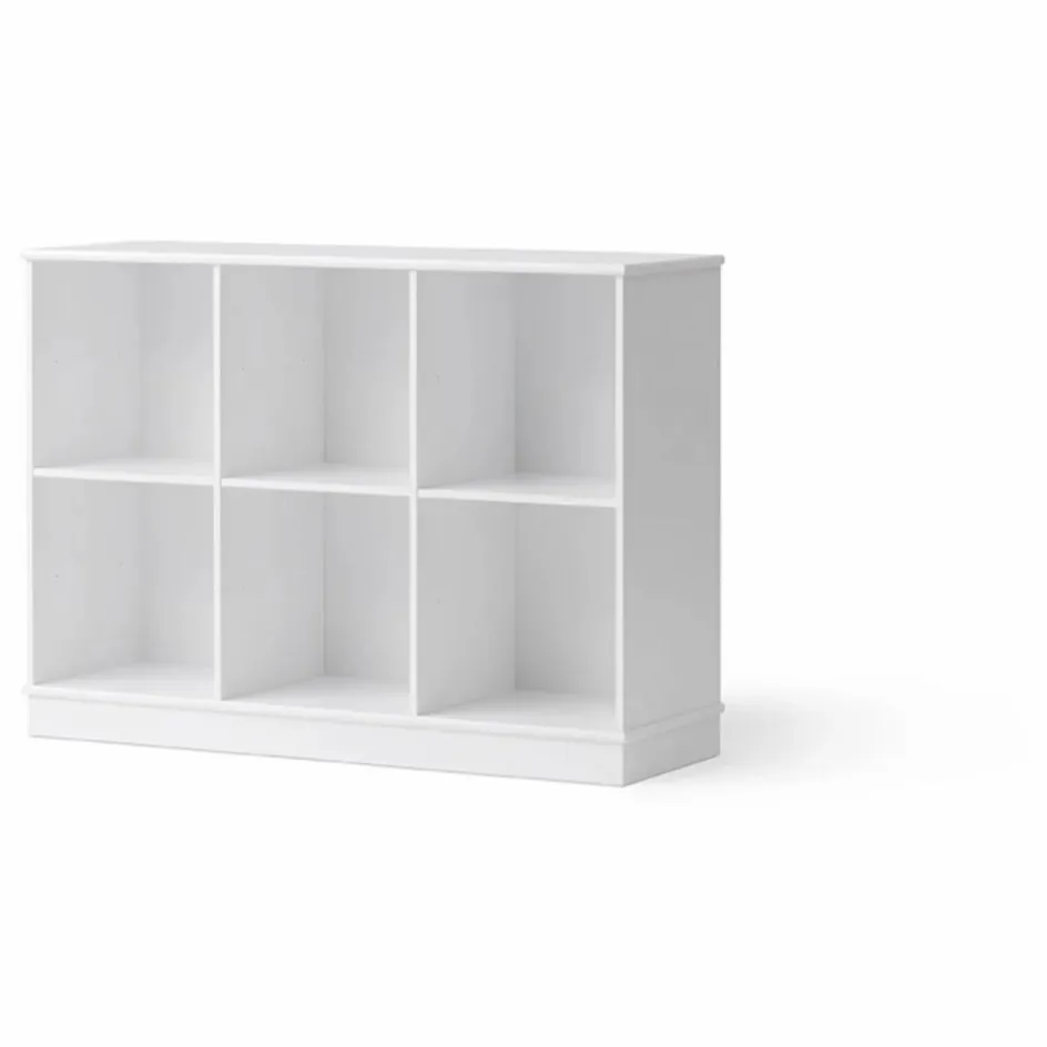 Oliver Furniture Etagère Wood 3x2 horizontale, avec socle ||Enfant Etagères Enfant|Étagères
