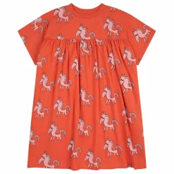 Enfant Bobo Choses Robes, Combinaisons*Exclusivité x Smallable - Robe Coton Bio Cheval Blanc |