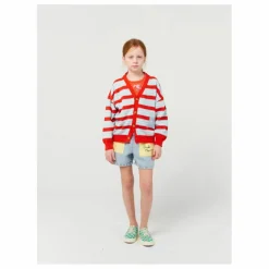 Bobo Choses Exclusivité x Smallable - Cardigan Coton Bio Rayé ||Enfant Pulls, Gilets|Pulls, Gilets