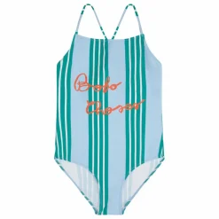 New Bobo Choses Exclusivité x Smallable - Maillot 1 Pièce Rayé | Bleu ciel