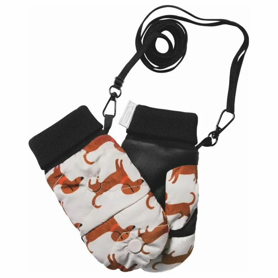 Clearance Fudoon Exclusivité X Smallable - Moufles Convertibles Mitaines Teckels | Beige