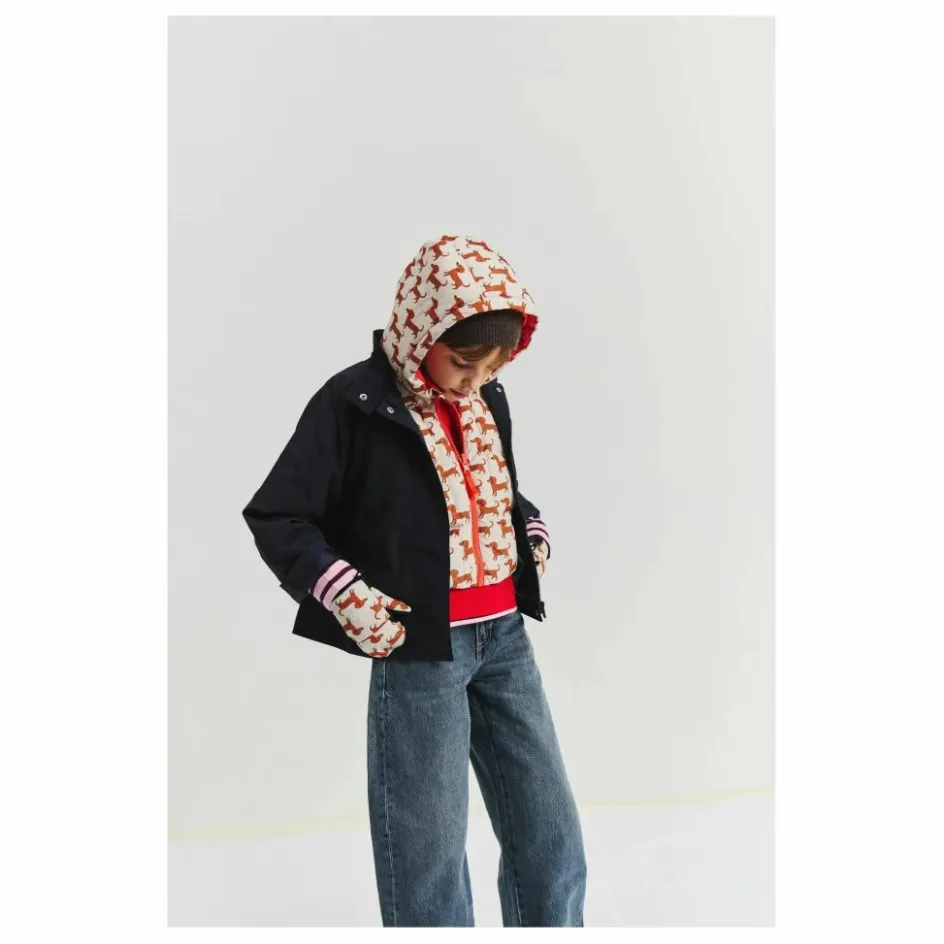 Online Exclusivité X Smallable - Capuche Doudoune Réversible Teckels | Enfant Accessoires De Mode