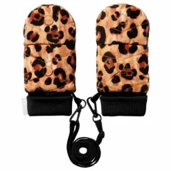 Fudoon Exclusivité X Smallable - Moufles Convertibles Mitaines Léopard ||Enfant Accessoires De Mode