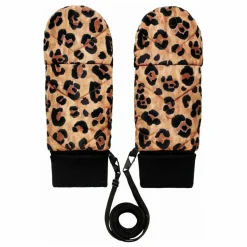 Fudoon Exclusivité X Smallable - Moufles Convertibles Mitaines Léopard ||Enfant Accessoires De Mode