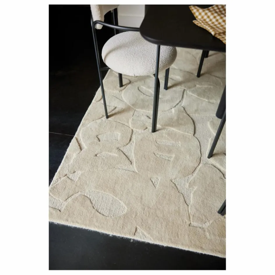 Hot Gabrielle Paris Fauteuil colombe, assise en bouclette | Crème