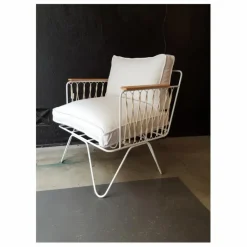 Honoré Fauteuil Croisette epoxy, coton || Canapés, Fauteuils
