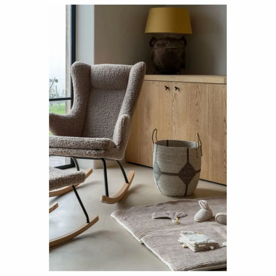 Hot Quax Fauteuil d'allaitement Luxe | Gris clair
