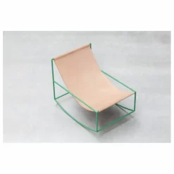 Valerie Objects Fauteuil en cuir Rocking Chair| Canapés, Fauteuils