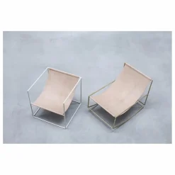 Valerie Objects Canapés, Fauteuils*Fauteuil en cuir Rocking Chair
