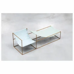 Valerie Objects Fauteuil en lin Duo Seat| Canapés, Fauteuils