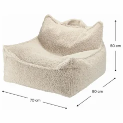 Hot Wigiwama Fauteuil en teddy | Beige