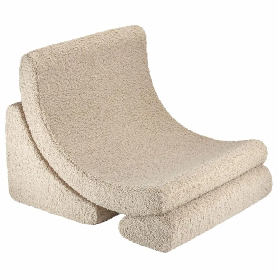 Fauteuil en teddy Moon | Enfant Chaises Enfant