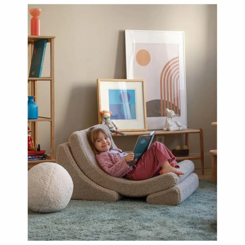 Fauteuil en teddy Moon | Enfant Chaises Enfant