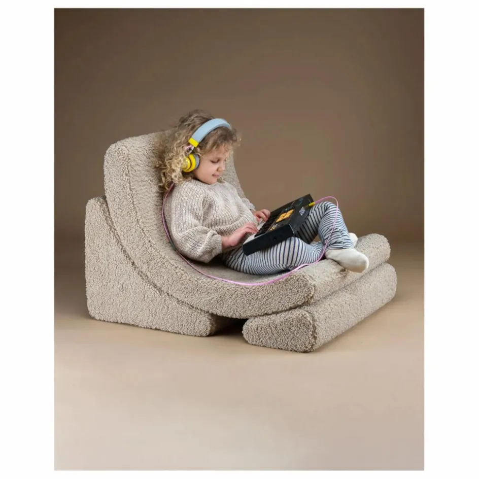 Fauteuil en teddy Moon | Enfant Chaises Enfant