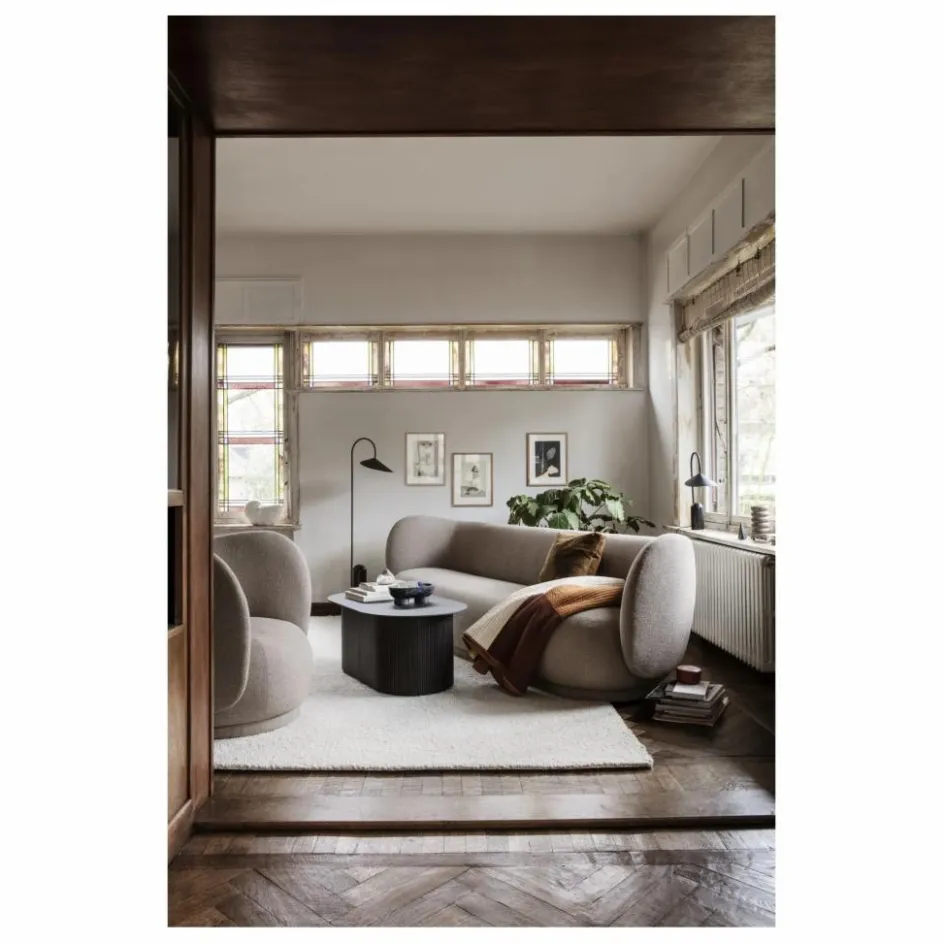 Ferm Living Fauteuil en tissu bouclé Rico || Canapés, Fauteuils