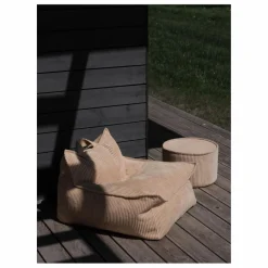 Best Wigiwama Fauteuil en velours côtelé | Marron clair