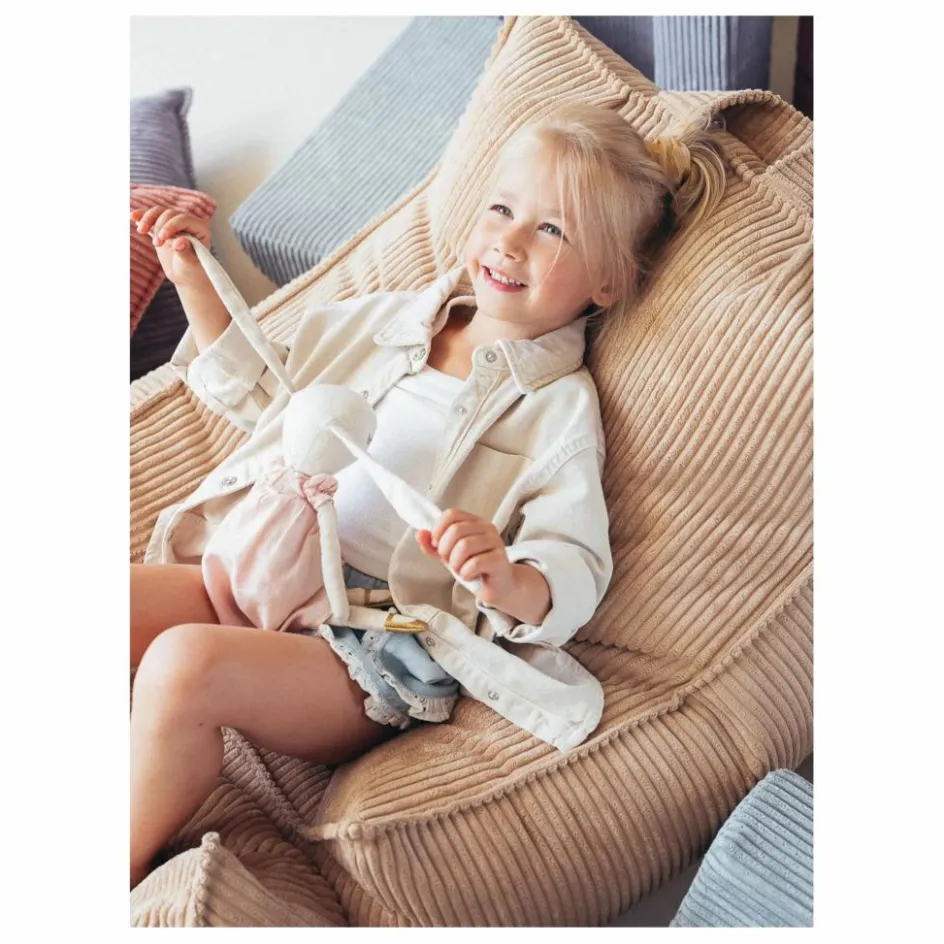 Best Wigiwama Fauteuil en velours côtelé | Marron clair