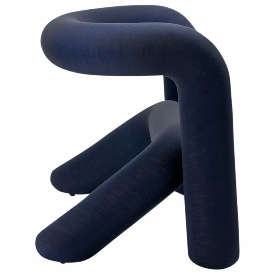 Online Moustache Fauteuil Extra Bold Mélangé - Big Game | Bleu nuit