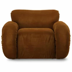 HKliving Canapés, Fauteuils*Fauteuil lounge en velours Arc |