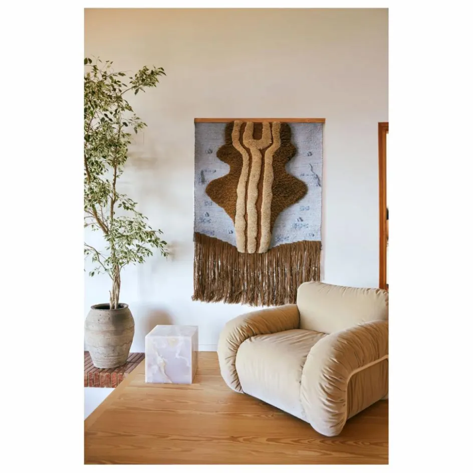 HKliving Fauteuil lounge en velours Arc || Canapés, Fauteuils