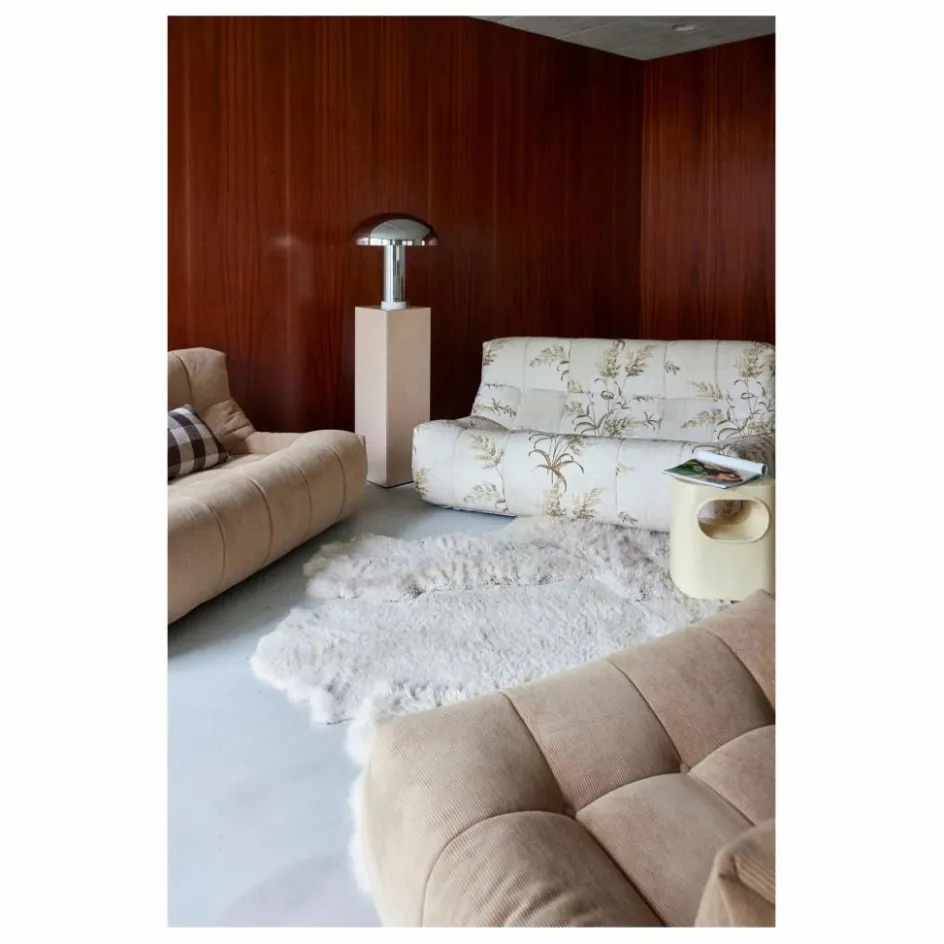 HKliving Fauteuil lounge en velours côtelé Lazy || Canapés, Fauteuils