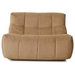 HKliving Fauteuil lounge en velours côtelé Lazy || Canapés, Fauteuils