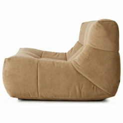 HKliving Fauteuil lounge en velours côtelé Lazy || Canapés, Fauteuils