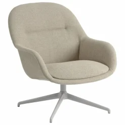 Clearance Muuto Fauteuil lounge Fiber, Iskos-Berlin | Gris