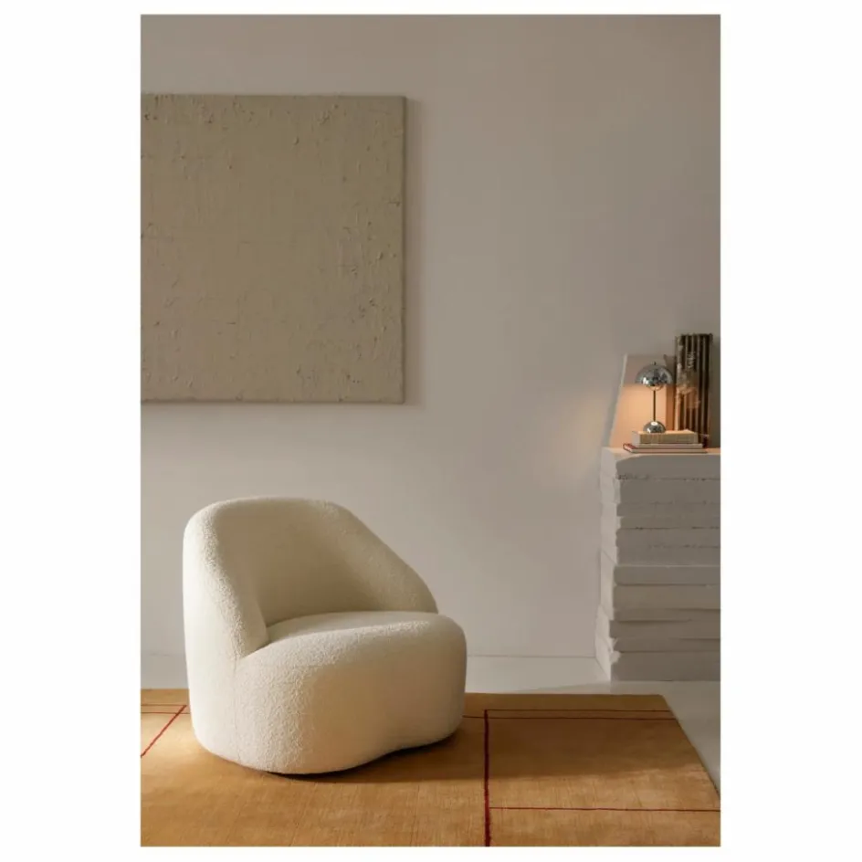 & Tradition Canapés, Fauteuils*Fauteuil lounge Margas LC1 piètement en noyer |