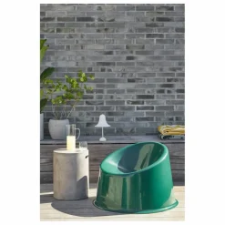 Best Verpan Fauteuil lounge outdoor Panto Pop | Vert foncé