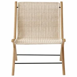 Online & Tradition Fauteuil lounge X HM10, Hvidt & Mølgaard | Naturel