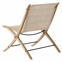 Online & Tradition Fauteuil lounge X HM10, Hvidt & Mølgaard | Naturel