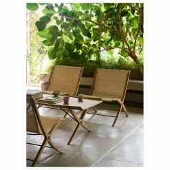 Online & Tradition Fauteuil lounge X HM10, Hvidt & Mølgaard | Naturel