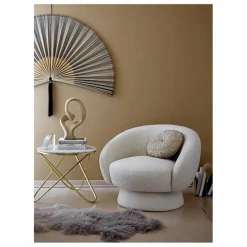 Clearance Bloomingville Fauteuil Ted | Blanc