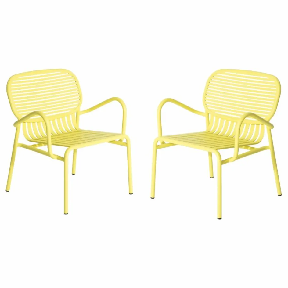 Outlet Petite friture Fauteuil Week-end - Lot de 2 | Jaune
