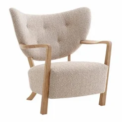 & Tradition Canapés, Fauteuils*Fauteuil Wulff ATD2, piétement en chêne |