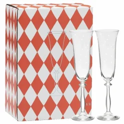 New Anna + Nina Flûtes Starry Eve - Set de 2 Transparent