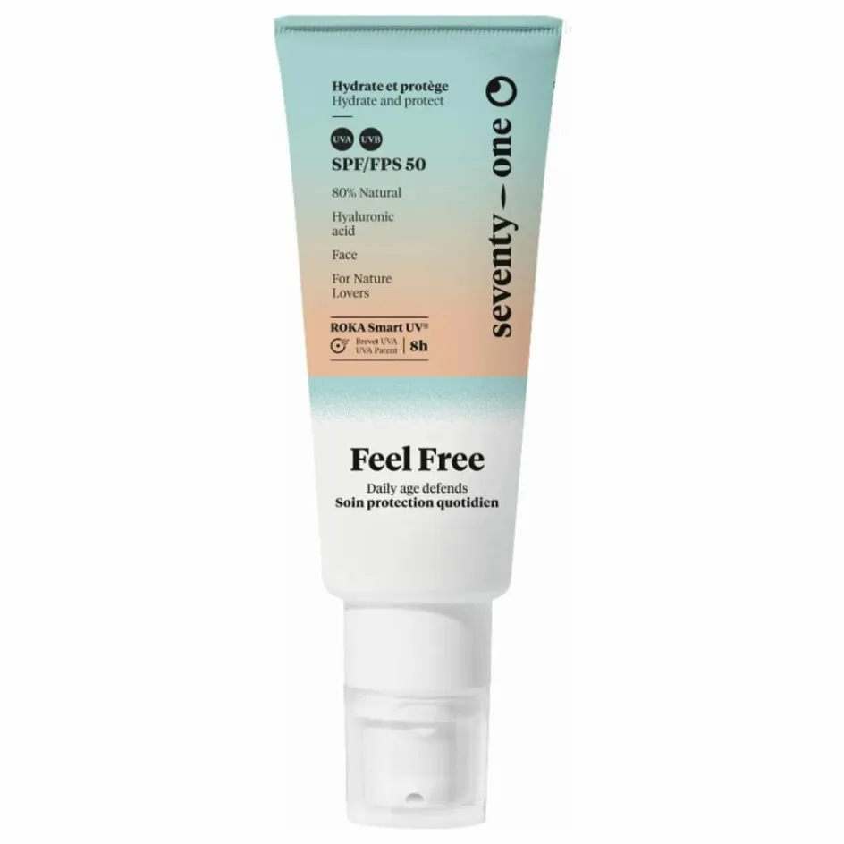 Fluide visage Feel Free SPF50 - 40ml Homme/Femme Soins Du Visage|Soins, Wellness