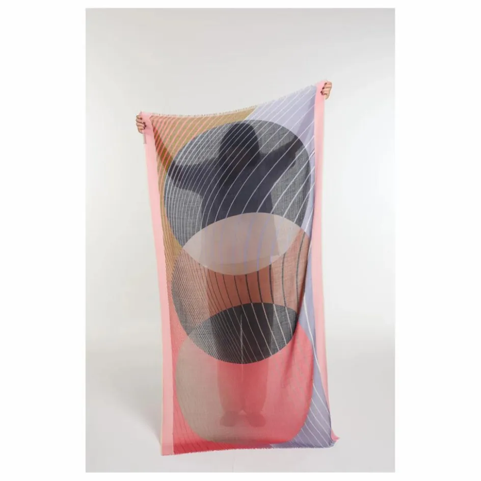 Mapoésie Foulard Astre Laine ||Femme Écharpes, Foulards