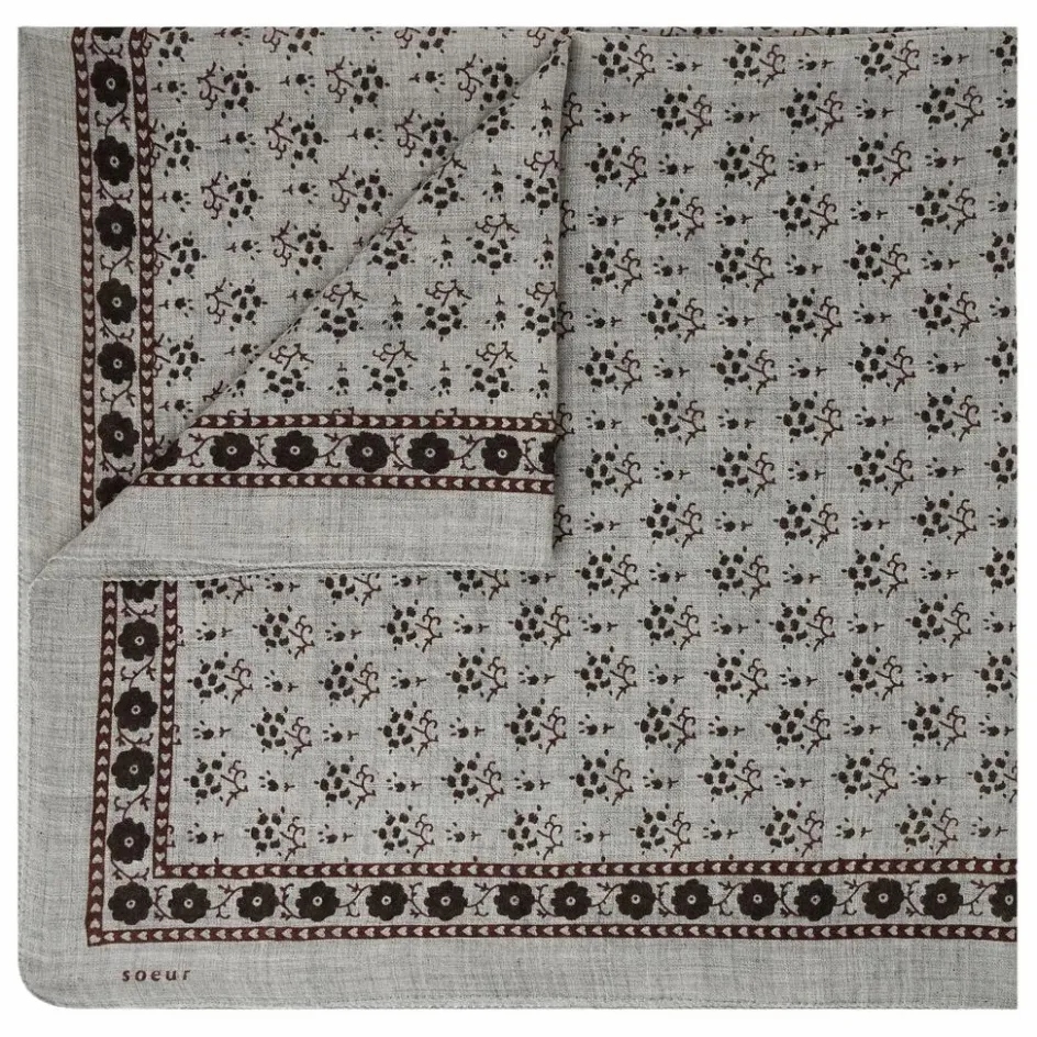 Soeur Foulard C Twill Laine ||Femme Écharpes, Foulards