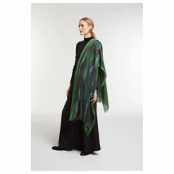 Clearance Mapoésie Foulard Edom Laine | Vert